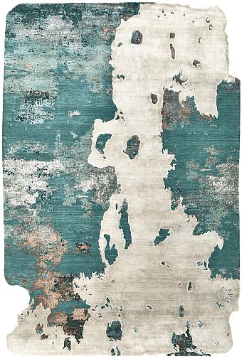 Индийский Fantasy ковер №5365 355x268cm из шелка и шерсти