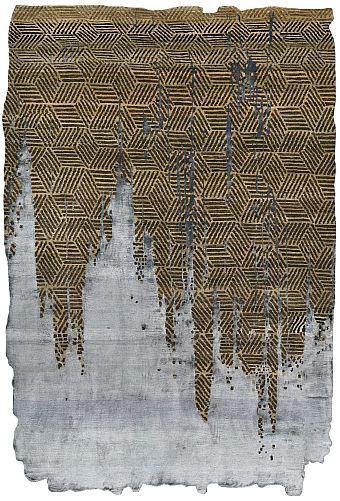 Индийский Fantasy ковер №5755 272x187cm из шелка и шерсти