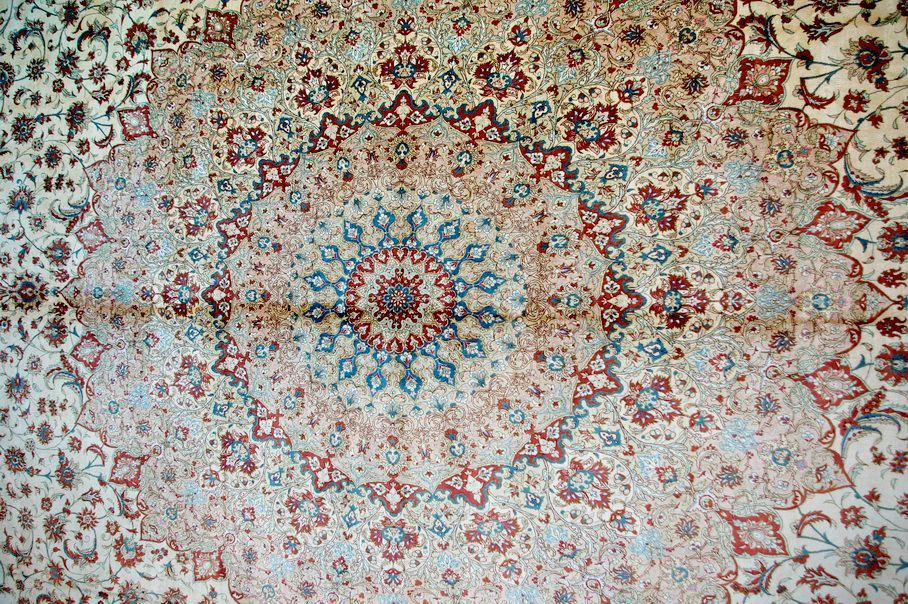 Шелковый ковер ручной вязки QOM, размер 600x400cm изображение