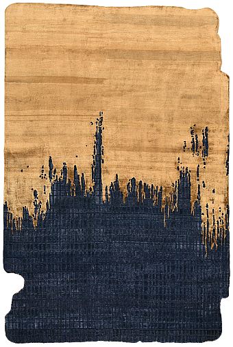 Индийский Fantasy ковер №5760 269x180cm из шелка и шерсти