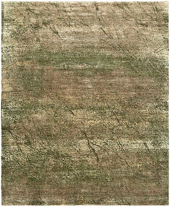 Индийский Marble ковер №5495 305x249cm из шелка и шерсти