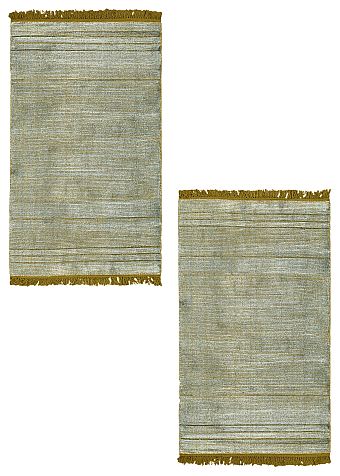 Индийский Field ковер №5876 151x90cm из шелка и шерсти