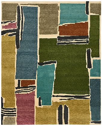 Шерстяной Индийский ковер Collage №5890 304x248cm