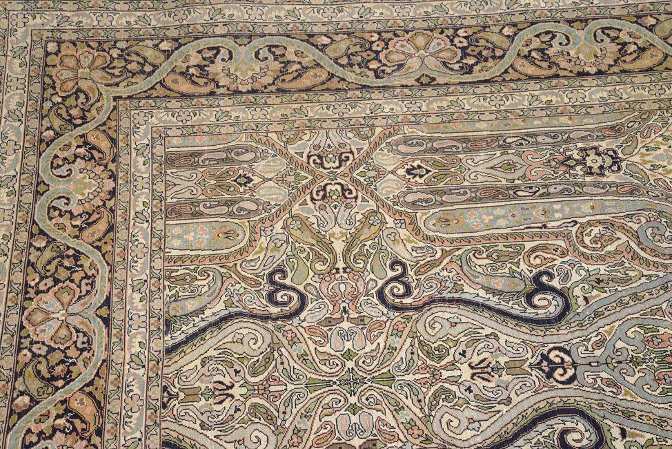 Фото шелковый Прямоугольный ковер Ковер "Кашмир"