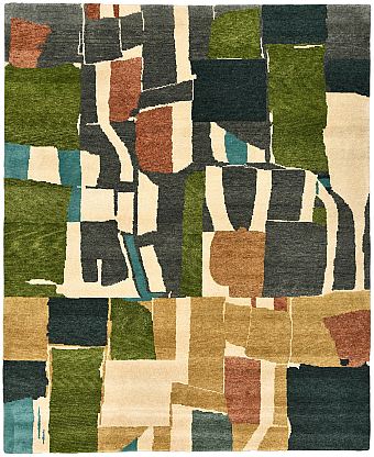 Шерстяной Индийский ковер Collage №5889 305x252cm