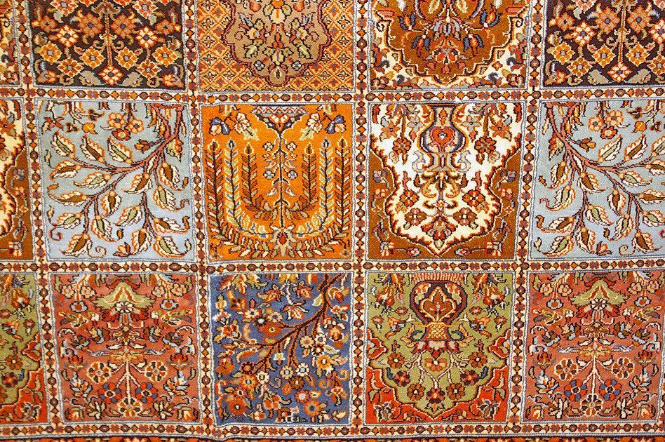 Шелковый ковер ручной вязки Кашмирский ковер, размер 180x126cm изображение
