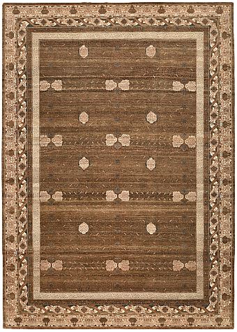 Современный Индийский ковер Museum №5919 434x310cm из шерсти в стиле неоклассика