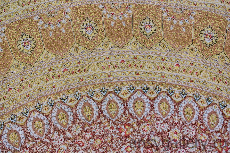Шелковый ковер ручной вязки Персидский ковер, размер 300x300cm изображение