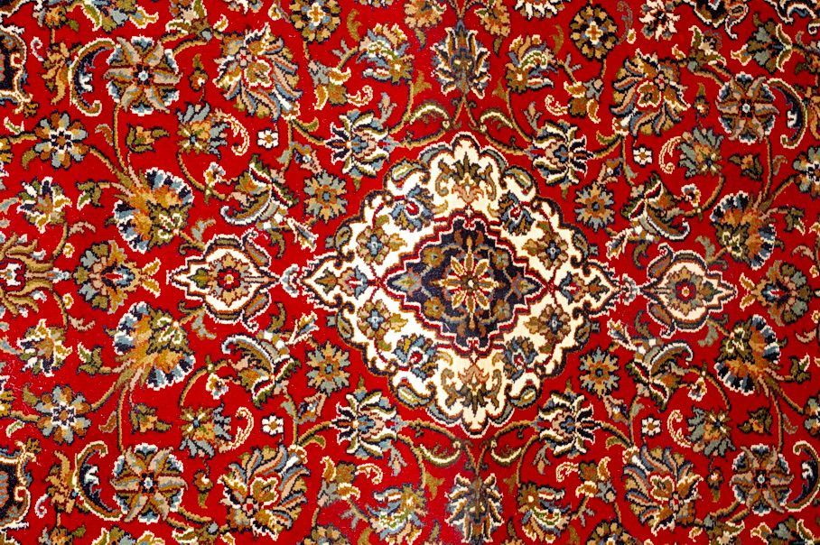 Шелковый ковер ручной вязки Кашмирский ковер, размер 100x65cm изображение