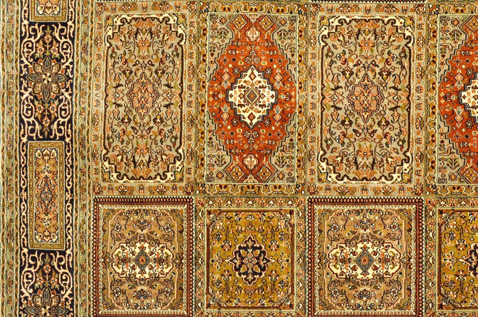 Прямоугольный Индийский ковер ручного плетения Ковер "Рабада" 212x157cm смотреть фото