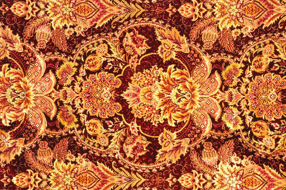 Шелковый ковер ручной вязки Парные ковры "Хереке", размер 152x102cm изображение