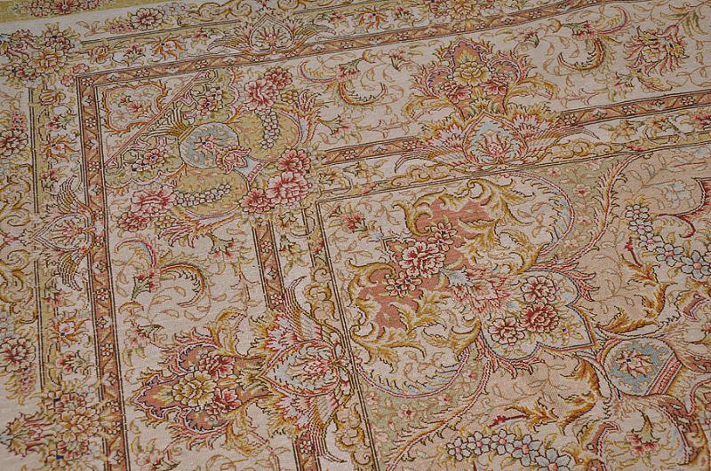 Турецкий ковер Ковер "Хереке" шелковый Прямоугольный 284x188cm фото крупным планом