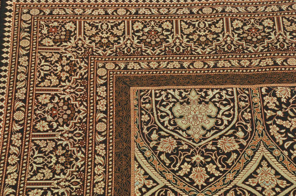 Прямоугольный Иранский ковер ручного плетения QOM 210x150cm смотреть фото
