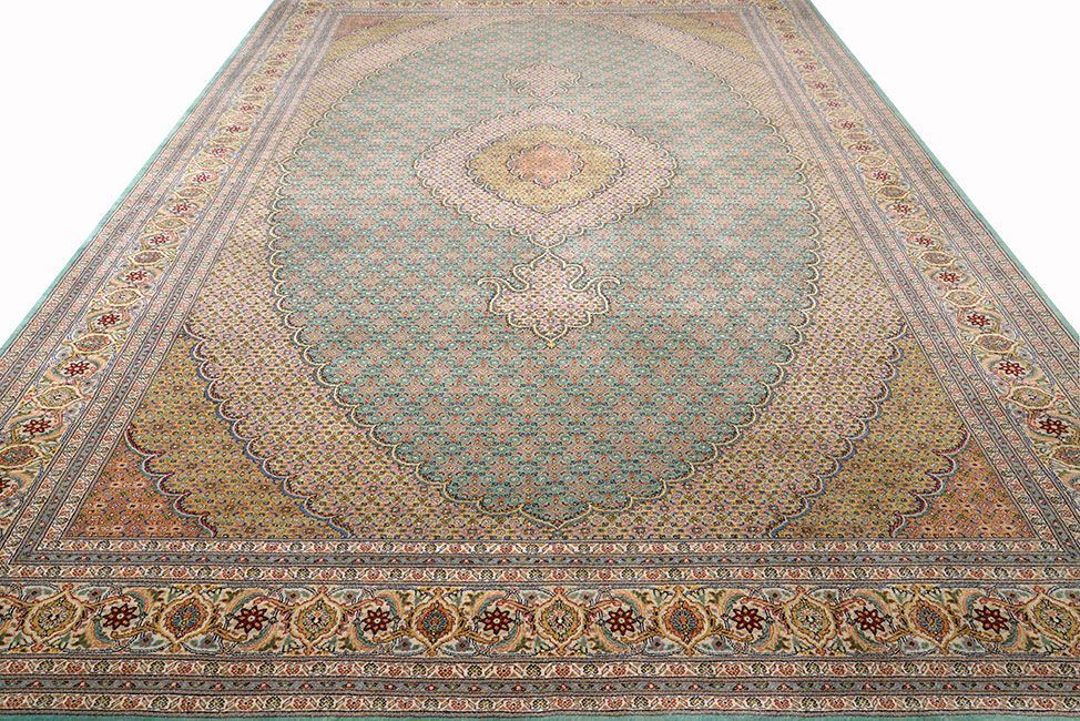 Ковер ручной вязки Ковер "Махи" из шелка и шерсти, размер 309x207cm изображение