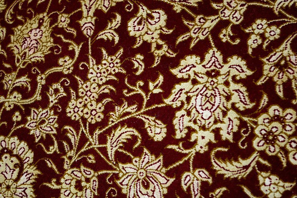 Ковер ручной вязки TEBRIZ из шелка и шерсти, размер 350x245cm изображение