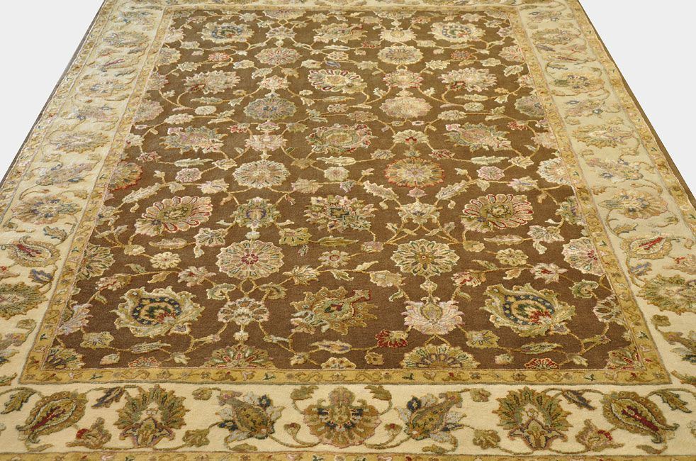 Ковер ручной вязки RAJASTAN из шелка и шерсти, размер 193x137cm изображение