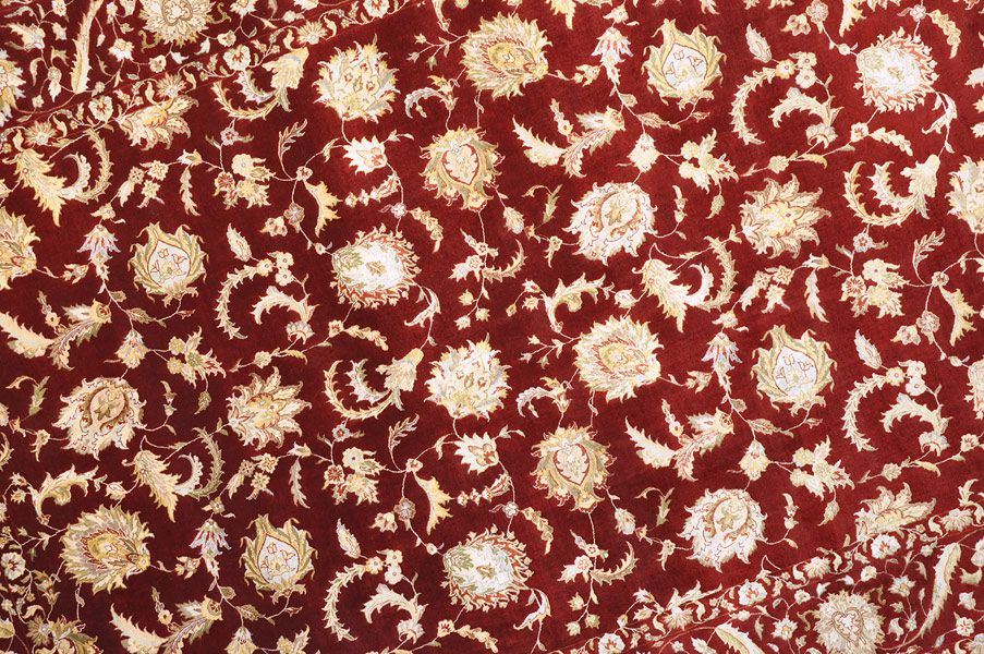Ковер ручной вязки TABRIZI из шелка и шерсти, размер 358x250cm изображение