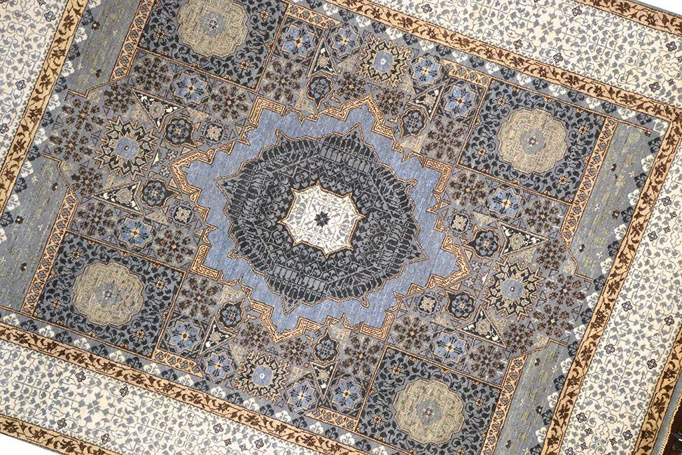 Шерстяной ковер ручной вязки MAMLUK, размер 197x154cm изображение
