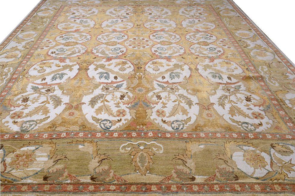 Ковер ручной вязки SALTANI из шелка и шерсти, размер 310x233cm изображение