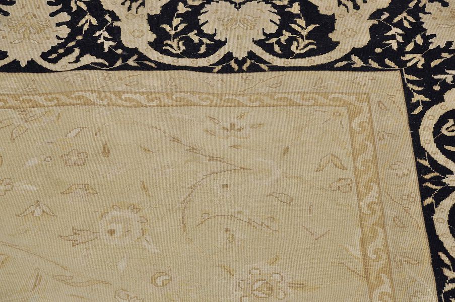 Индийский ковер RENAISSANCE из шелка и шерсти Прямоугольный 310x245cm фото крупным планом