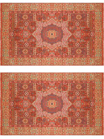 Шерстяной Индийский ковер Mamluk №1113 128x77cm