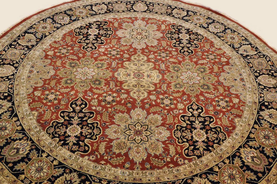 Индийский шерстяной ковер ручной вязки Ковер "Джайпур" Шерстяной ковер ручной вязки Ковер "Джайпур", размер 248x248cm изображение