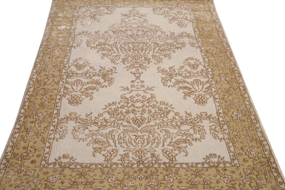 Ковер ручной вязки Ковры "Скульптурные" из шелка и шерсти, размер 150x92cm изображение