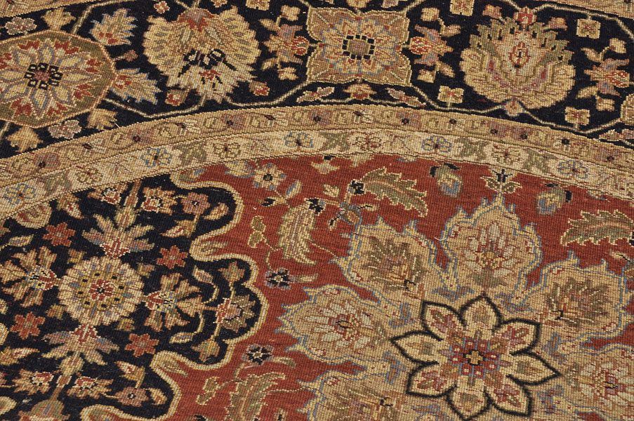 Индийский шерстяной ковер ручной вязки Ковер "Джайпур" Шерстяной ковер ручной вязки Ковер "Джайпур", размер 248x248cm изображение