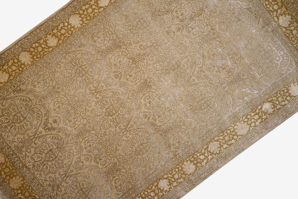 Прямоугольный Индийский ковер ручного плетения Ковер "Скульптурный" 310x201cm смотреть фото