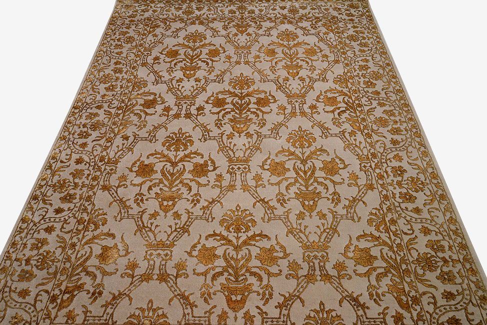 Ковер ручной вязки DAMASK из шелка и шерсти, размер 243x173cm изображение