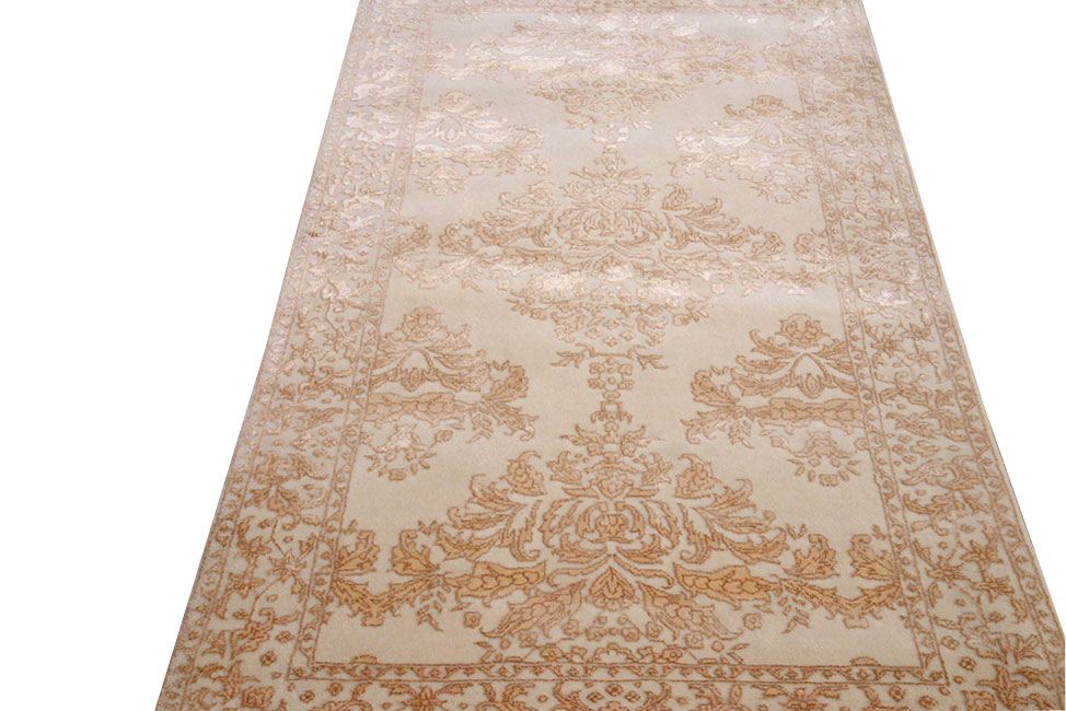 Ковер ручной вязки DAMASK из шелка и шерсти, размер 157x91cm изображение