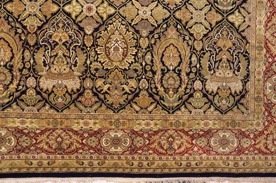 Индийский ковер Ковер "Джайпур" шерстяной Прямоугольный 363x280cm фото крупным планом