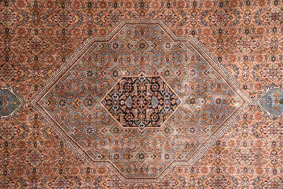 Индийский ковер Ковер "Шираз" шерстяной Прямоугольный 345x250cm фото крупным планом