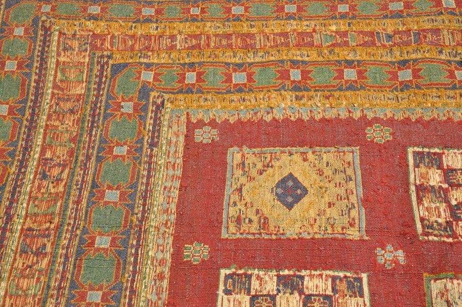 Персидский ковер SIRJAN безворсовый Прямоугольный 363x263cm фото крупным планом