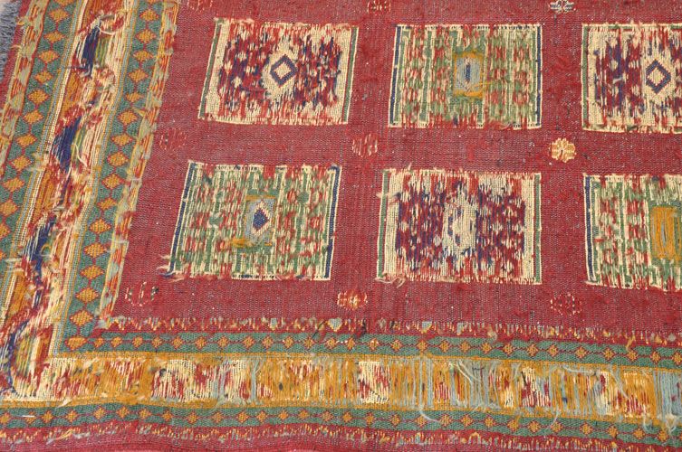Персидский ковер SIRJAN безворсовый Прямоугольный 162x133cm фото крупным планом