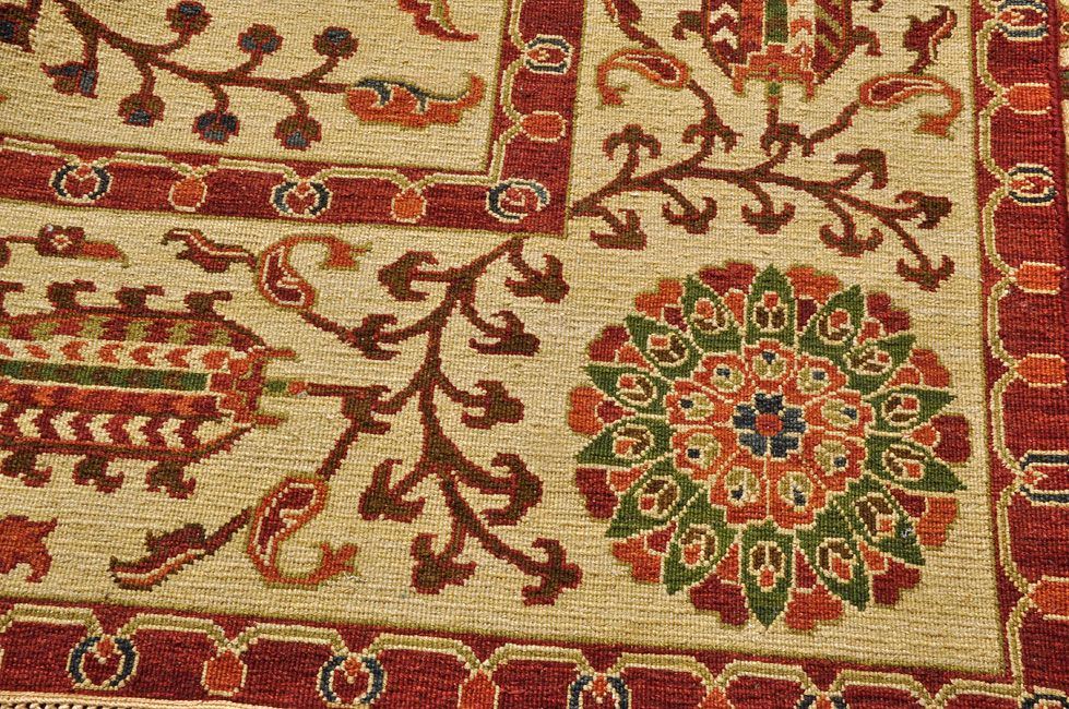Прямоугольный Индийский ковер ручного плетения AGRA 300x244cm смотреть фото