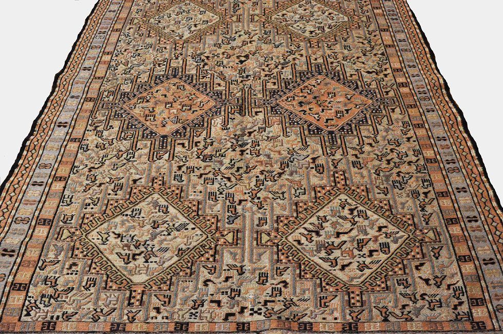 Безворсовый ковер ручной вязки ZILI, размер 192x121cmизображение