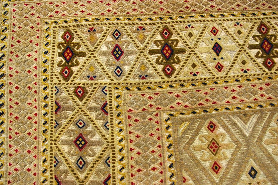 Безворсовый ковер ручной вязки Иранский килим-ковер, размер 189x150cmизображение