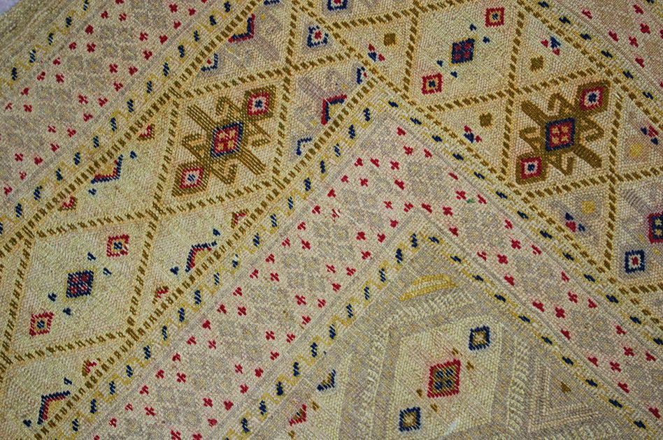 Персидский ковер Иранский килим-ковер безворсовый Прямоугольный 189x150cm фото крупным планом