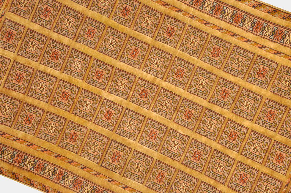 Безворсовый ковер ручной вязки Иранский килим-ковер, размер 190x142cmизображение