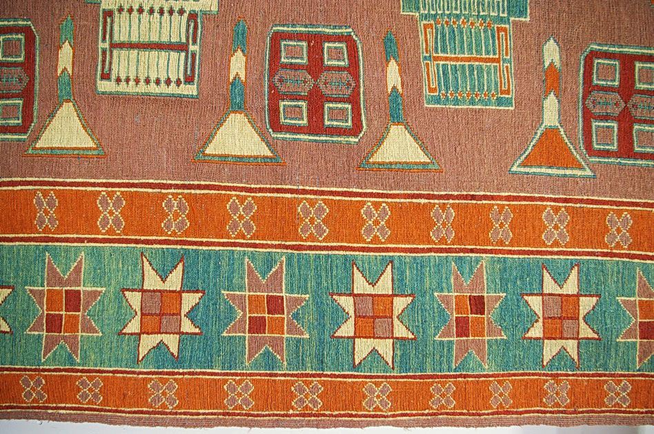 Безворсовый ковер ручной вязки SUMAKH, размер 228x180cmизображение