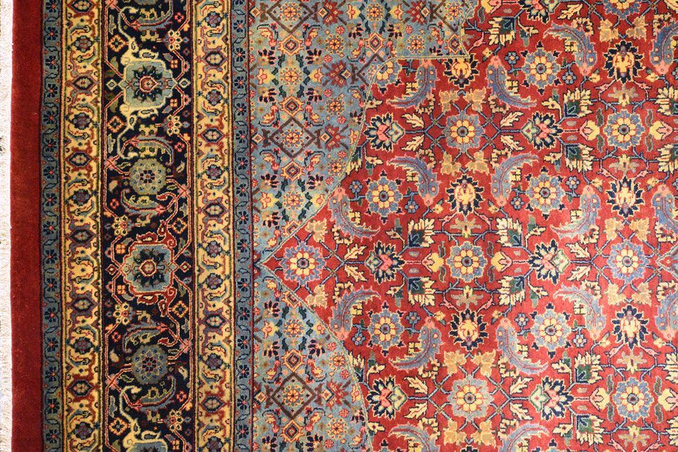Шерстяной ковер ручной вязки Ковер "Шираз", размер 355x275cm изображение