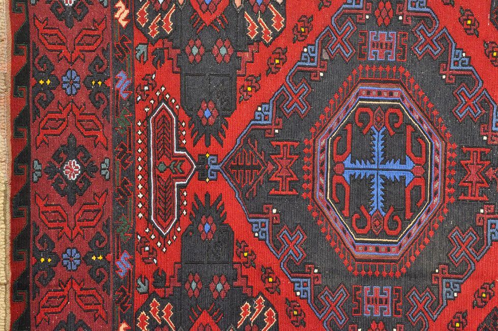 Безворсовый ковер ручной вязки SUMAKH, размер 353x203cmизображение