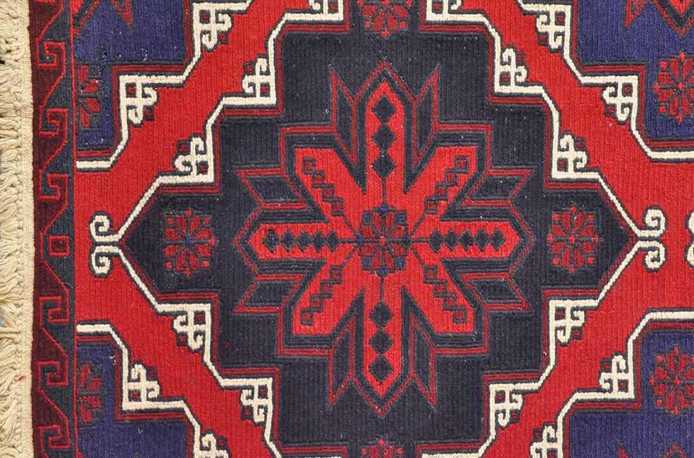 Безворсовый ковер ручной вязки Безворсовая дорожка, размер 270x120cmизображение