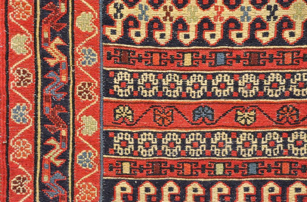 Ковер ручной работы ZINJAN 92x80cm фотография