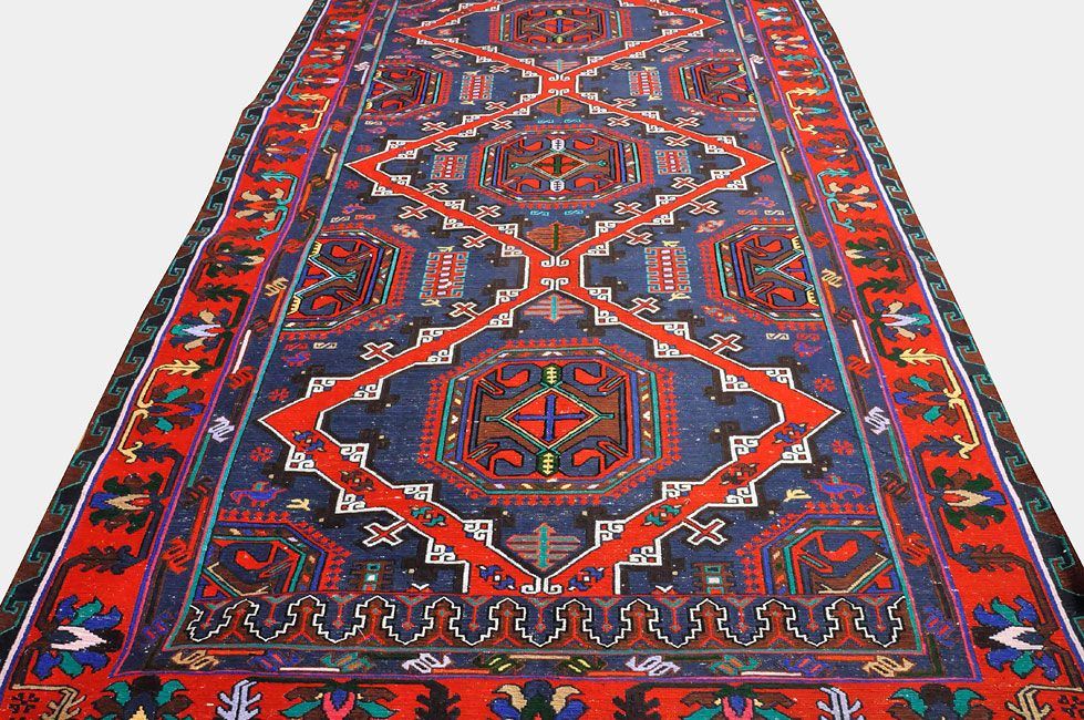 Дагестанский ковер SUMAKH безворсовый Прямоугольный 330x185cm фото крупным планом