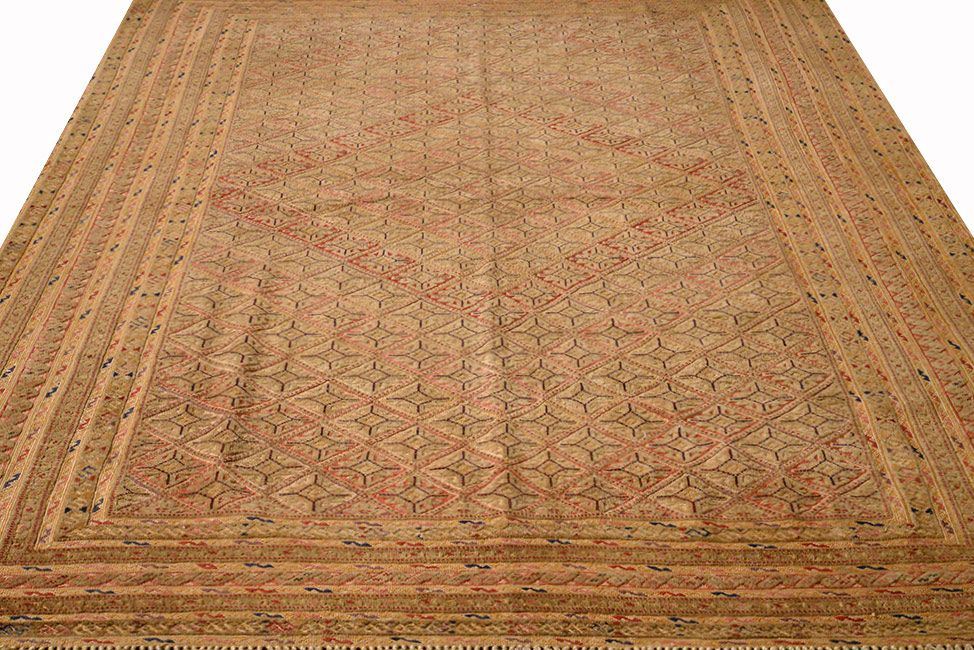 Безворсовый ковер ручной вязки SUZANI, размер 191x160cmизображение