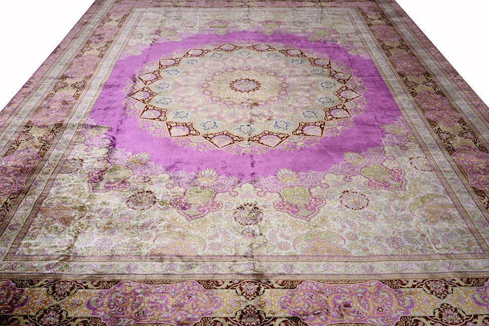 Шелковый ковер ручной вязки Ковер "Хереке", размер 304x220cm изображение