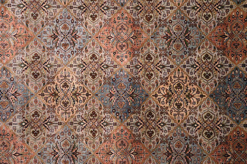 Шерстяной ковер ручной вязки Ковер "Шираз", размер 355x252cm изображение