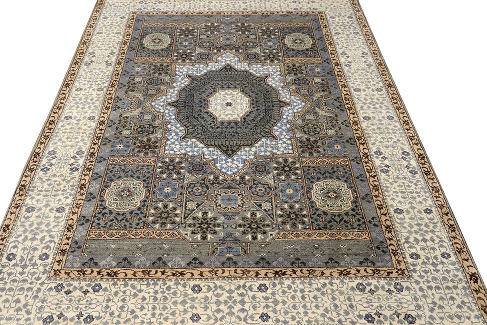 Шерстяной ковер ручной вязки MAMLUK, размер 182x126cm изображение